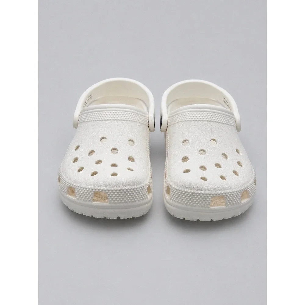Crocs Classic Clog White Kids Youth J5 Slip On Comfort Casual ShoesOUTOFSTOCK